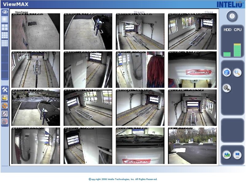 linux based security camera system