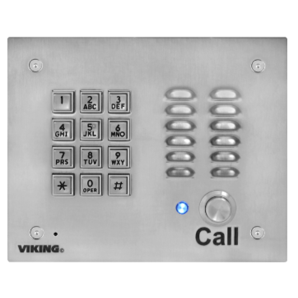 Viking Entry Phone with Keypad and Enhanced Weather Protection K-1700-3 ...