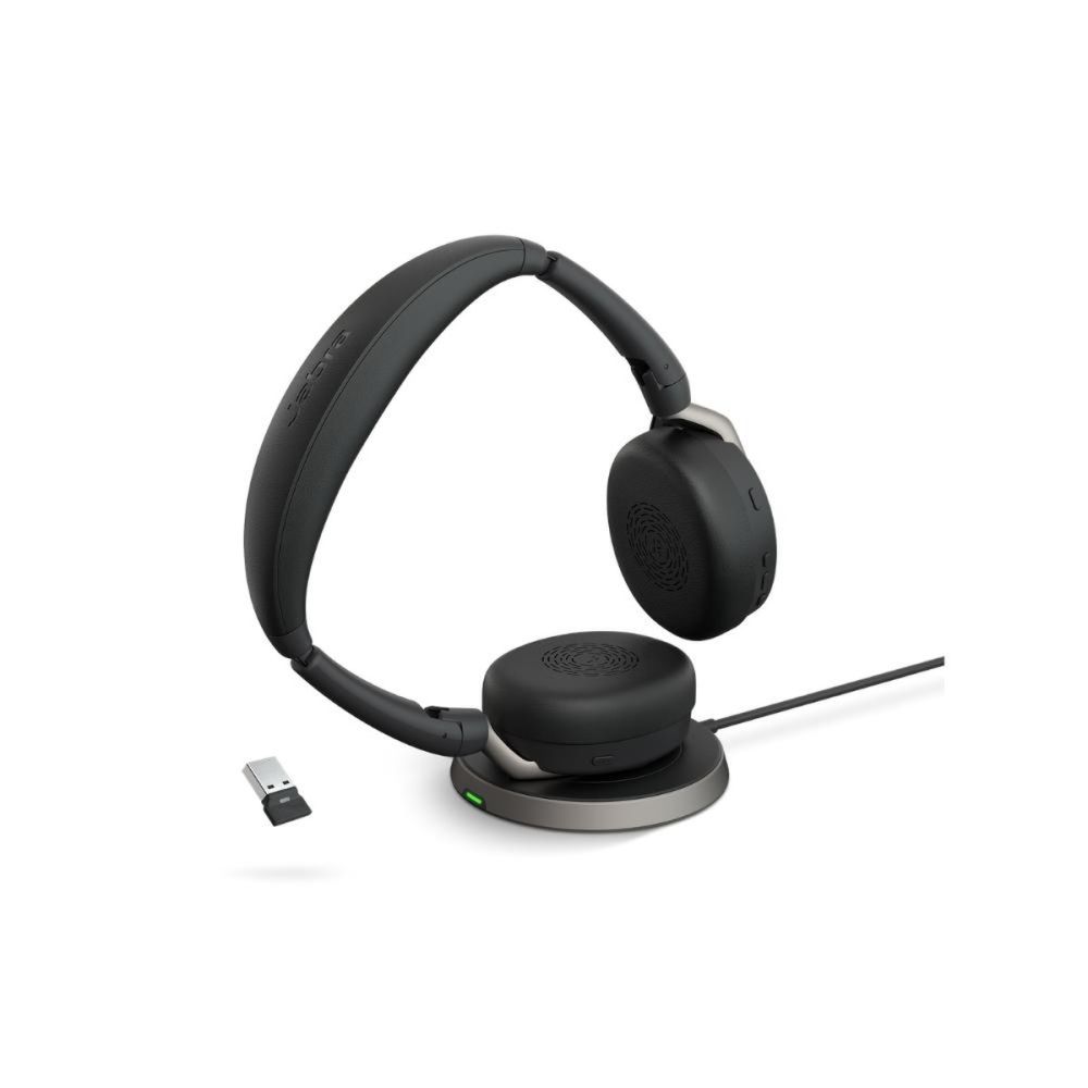 Jabra Evolve2 65 Flex, Wireless Headset, Link380a MS Stereo With