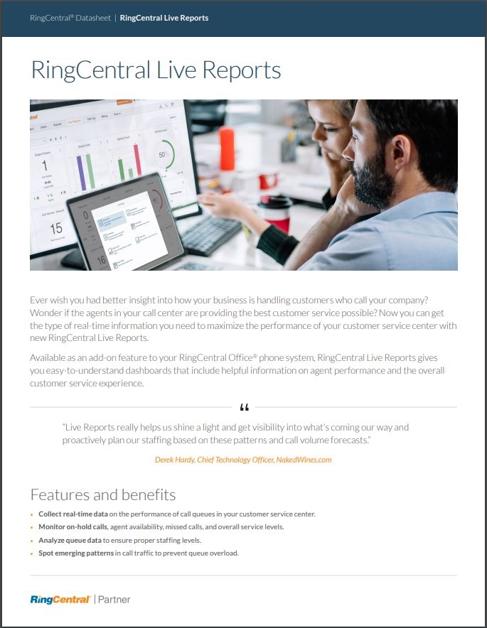 RingCentral Live Report