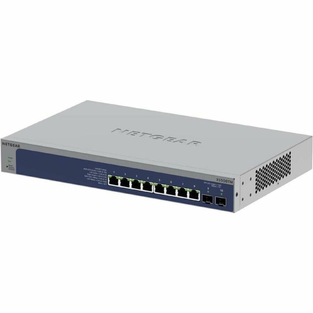 Netgear S3600 XS508TM 8-Port Gigabit Ethernet Manageable Smart Switch  XS508TM-100NAS - VoIP Supply