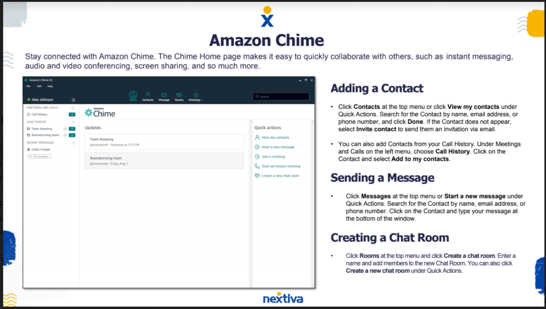 Nextiva Amazon Chime