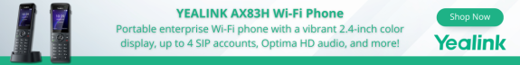 Yealink AX83H Wi-Fi Phone